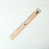 M + R Wooden Ruler -  17, 30, 50 cm