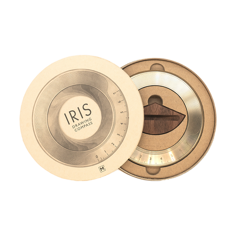 Boussole de dessin d'iris
